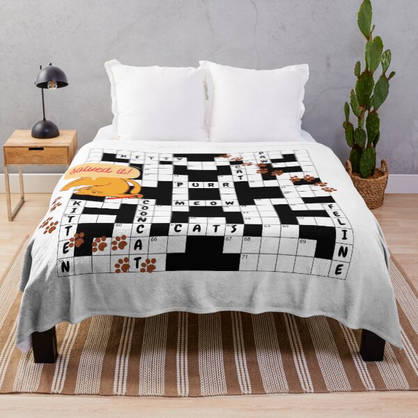 Item preview, Crossword Cat designed and sold by avocadissimo.