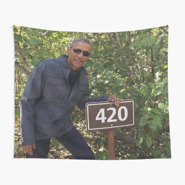 420 Obama Print Tapestry