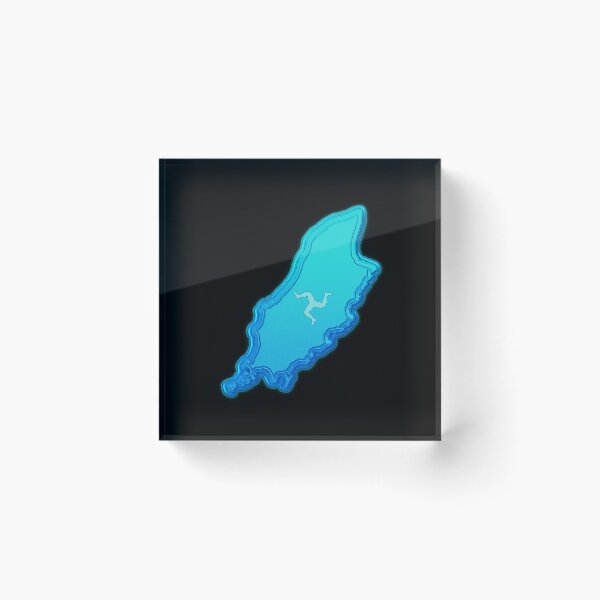 Item preview, Neon Blue Isle of Man designed and sold by IBMClothing.