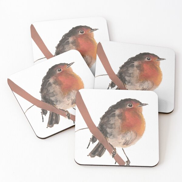Artikelvorschau, Netter Robin - Vogeldruck entworfen und verkauft von Angelartkunst.