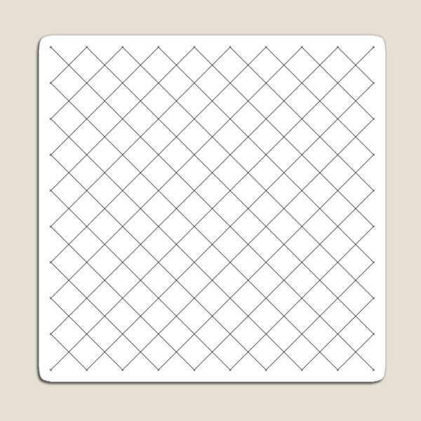 Item preview, Diamond Grid Pattern (black/white) designed and sold by Design Minds Boutique.