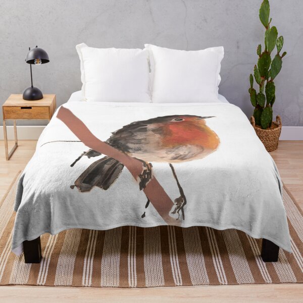 Item preview, Cute Robin - bird print designed and sold by Angelartkunst.