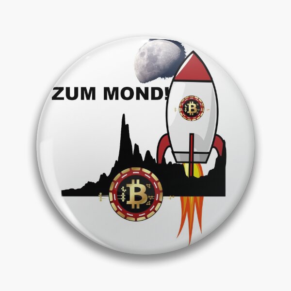 Item preview, Bitcoin to the moon! designed and sold by Oberlaender.