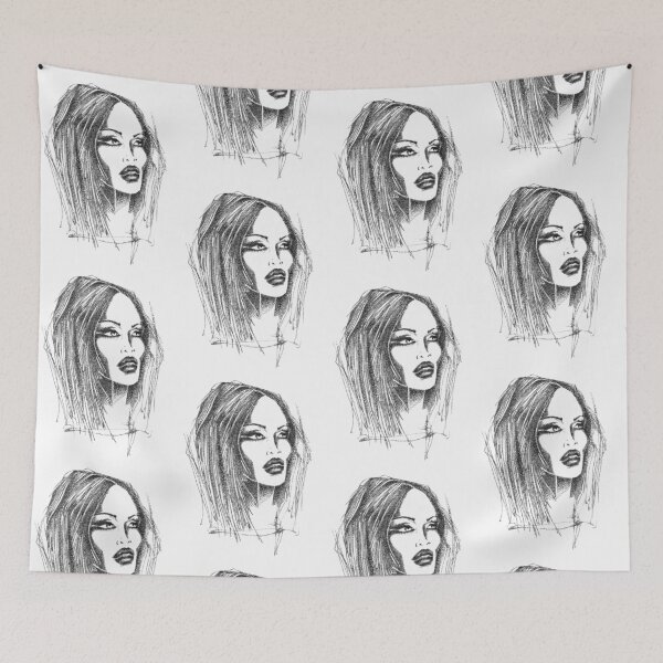 Item preview, Drawing inspired by pop icon Pete Burns of Dead or Alive designed and sold by Francesco Carli.