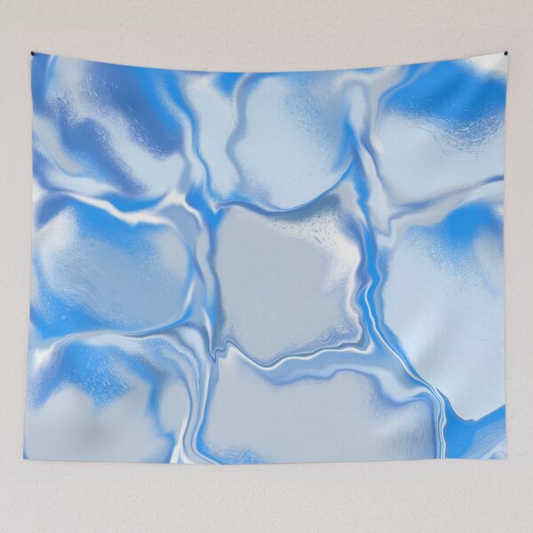 Item preview, Blue pebble effect pattern designed and sold by Diane Hunter Art.