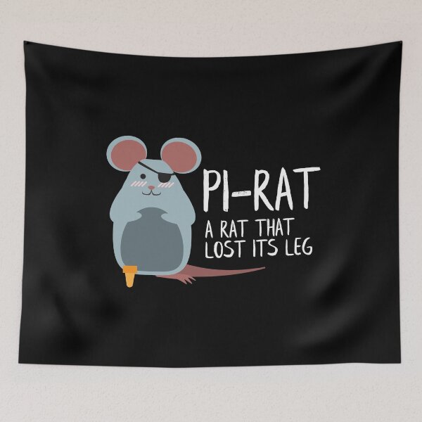 Item preview, Pirat  Gift for Rat Lovers Funny Mice  Mouse Rat  designed and sold by Rzelemenz.