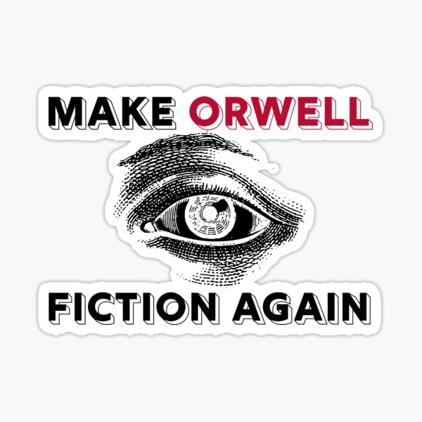Aperçu de l'œuvre Faites à nouveau la fiction d'Orwell créée et vendue par YELLOWCITY806.