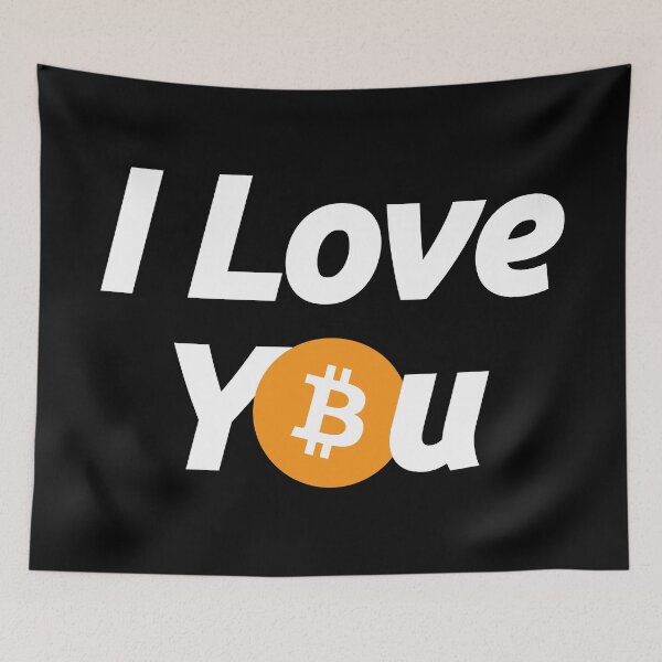 Item preview, Bitcoin I Love You - Crypto Btc Blockchain Currency Quote designed and sold by elhefe.