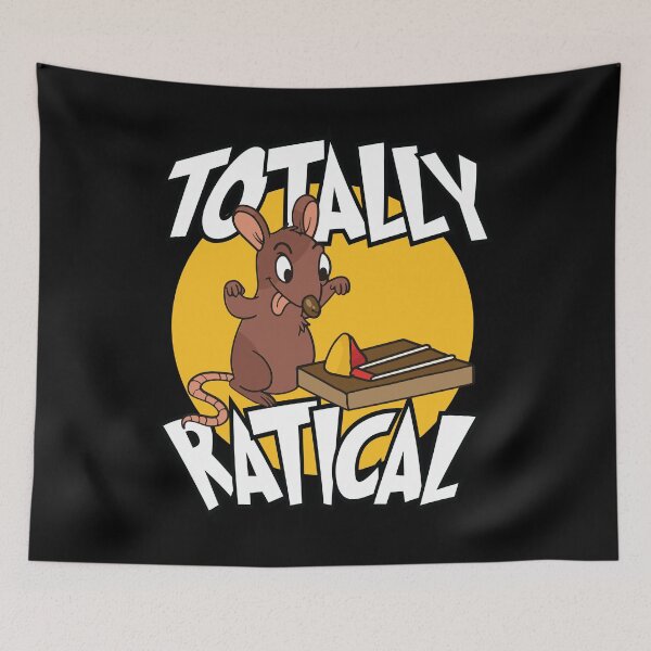 Item preview, Totally Rattical  Gift for Rat Lovers Funny  Mouse Rat  designed and sold by Rzelemenz.