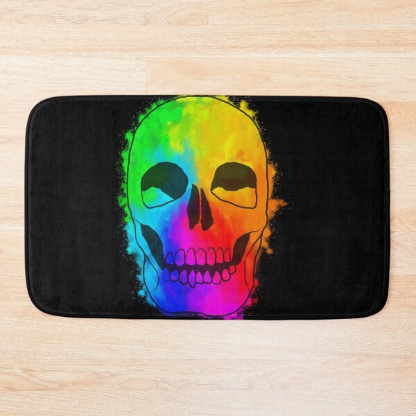 Item preview, Colourful paint skull designed and sold by ArtisanAaron.