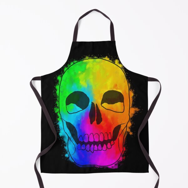 Item preview, Colourful paint skull designed and sold by ArtisanAaron.