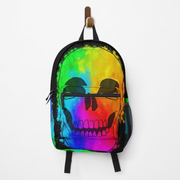 Item preview, Colourful paint skull designed and sold by ArtisanAaron.