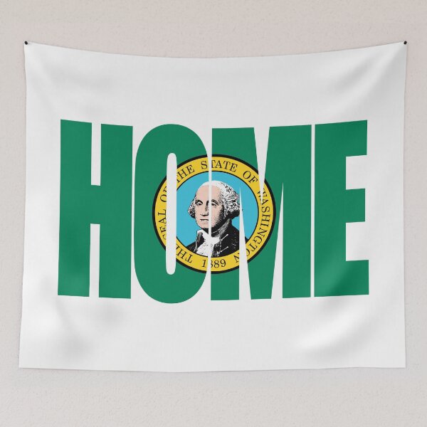 Item preview, Washington Home - State Flag designed and sold by DonDota.