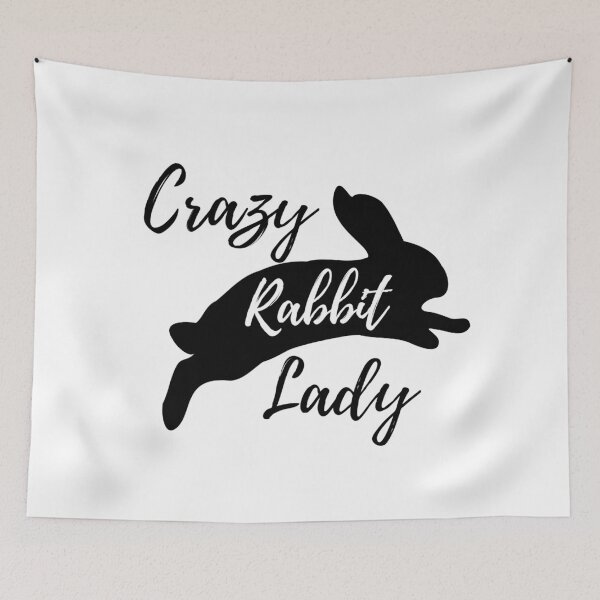 Item preview, Crazy Rabbit Lady designed and sold by hearthearts.