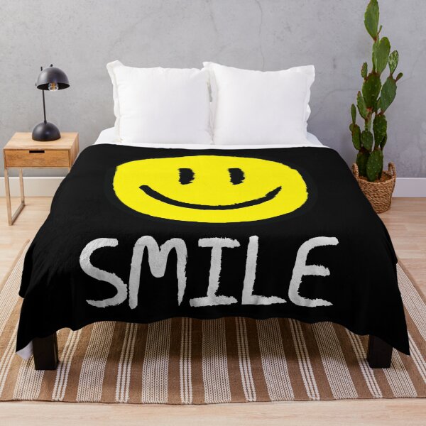 Item preview, SMILE- with smiley Happyfaceco Big Smile Yellow Smiley Smiling Emoji Yellow Happy Face Always Smile designed and sold by KLINESTORE.