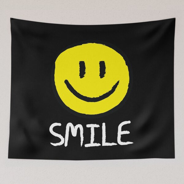 Item preview, SMILE- with smiley Happyfaceco Big Smile Yellow Smiley Smiling Emoji Yellow Happy Face Always Smile designed and sold by KLINESTORE.