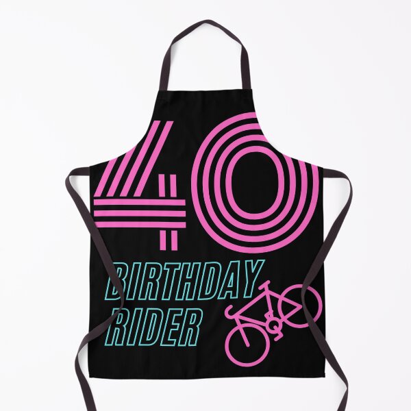 Item preview, 40th birthday bike cycling rider designed and sold by shopbikeshirt.