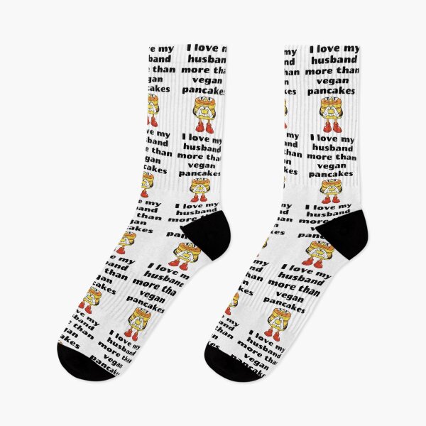Item preview, I Love My Husband More Than Vegan Pancakes designed and sold by WhimsicaliTee.