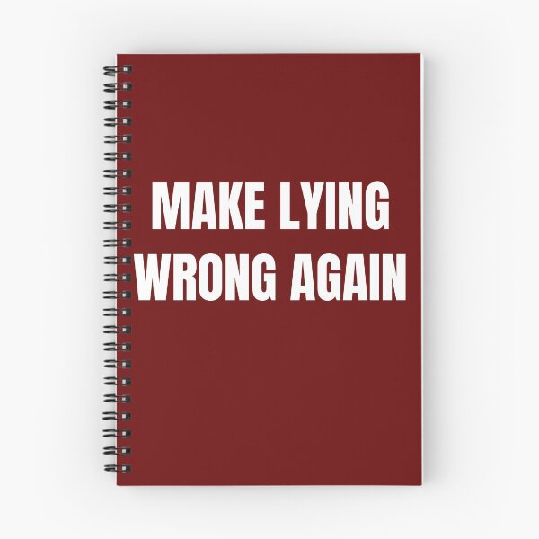Item preview, MAKE LYING WRONG AGAIN designed and sold by Yasdey Rojas.