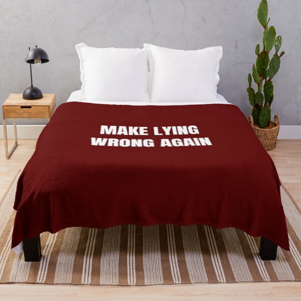 Item preview, MAKE LYING WRONG AGAIN designed and sold by Yasdey Rojas.
