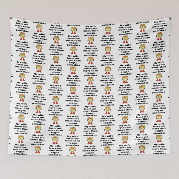 Item preview, My Wife Loves Me More Than Vegan Pancakes designed and sold by WhimsicaliTee.