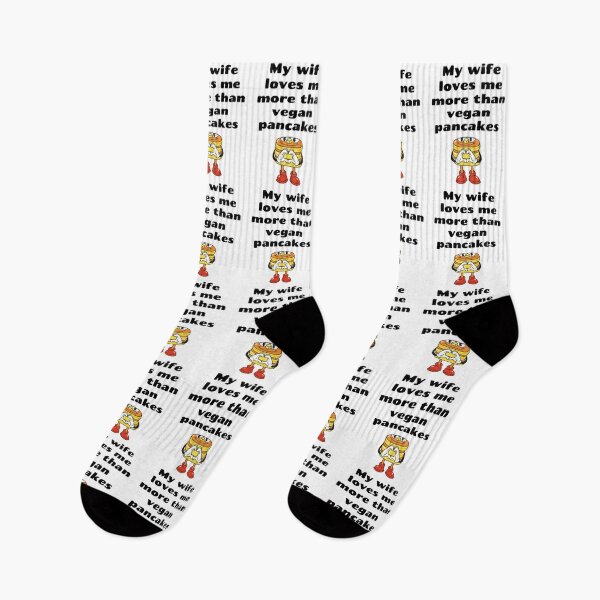 Item preview, My Wife Loves Me More Than Vegan Pancakes designed and sold by WhimsicaliTee.