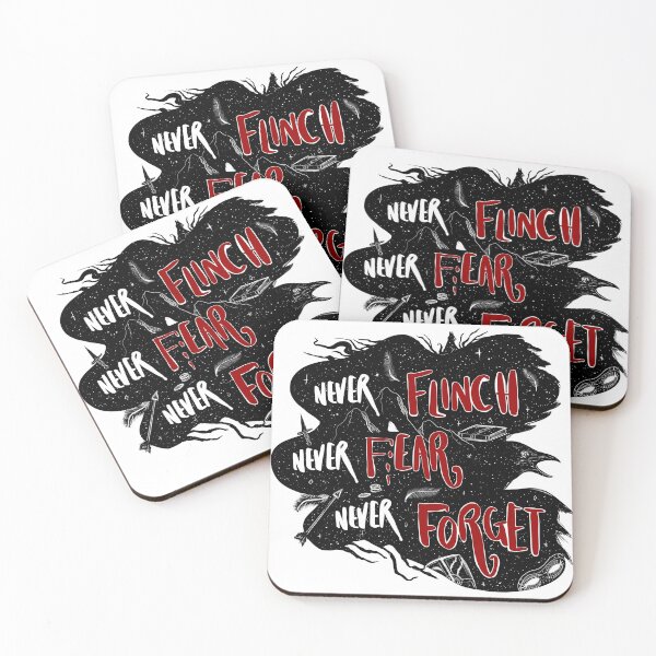 Item preview, Never Flinch, Never Fear, Never Forget designed and sold by Sophie Elaina Designs.