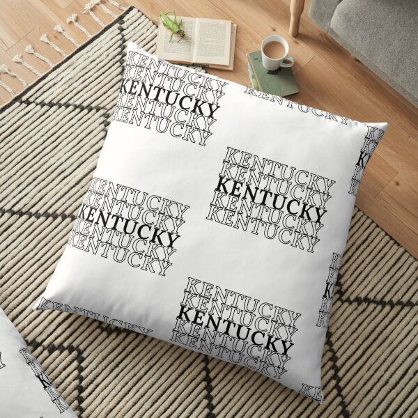 repeated text Floor Pillow