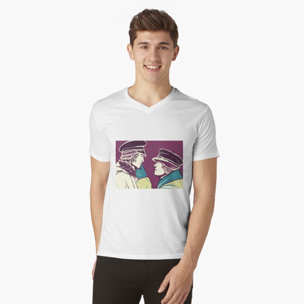 Item preview, V-Neck T-Shirt designed and sold by brainyraccoons.