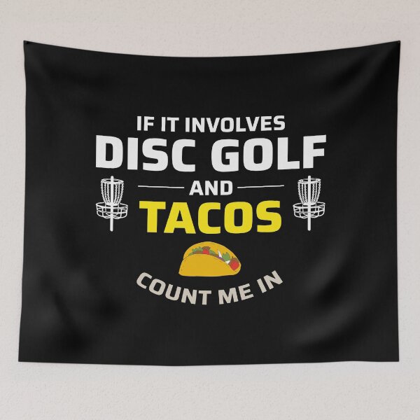 Item preview, Disc Golf Player Golfer Frisbee Tacos Funny Gift designed and sold by TastefulTees.
