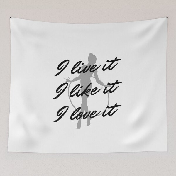 Item preview, Gymnastics: I live it. I like it. I love it designed and sold by TheGreenGoat.