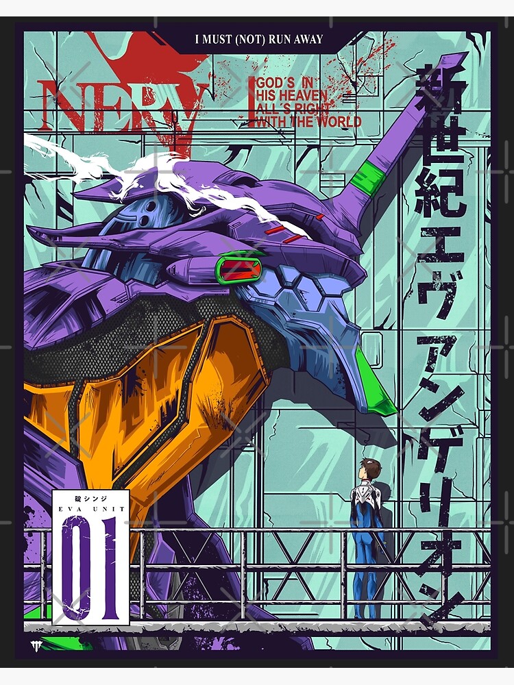 Evangelion - EVA 01 Poster Color
