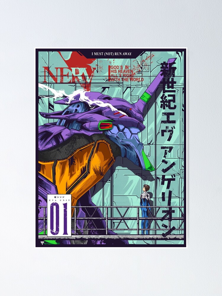 Evangelion - EVA 01 Poster Color