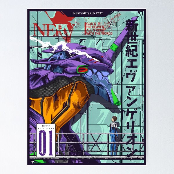 Evangelion - EVA 01 Poster Color Poster