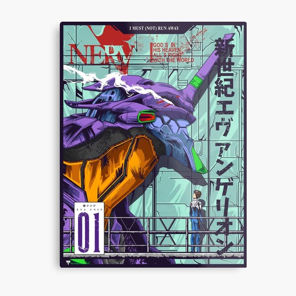 Artikel-Vorschau von Evangelion - EVA 01 Poster Farbe, designt und verkauft von Jhony  Caballero.