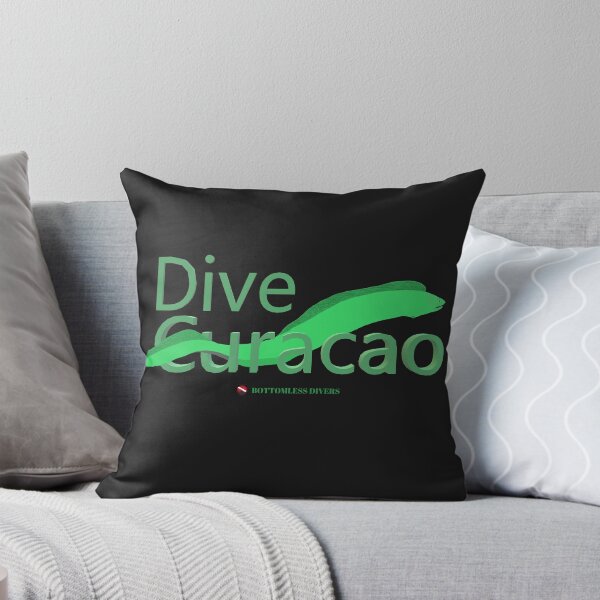 Item preview, Dive Curacao Green Moray Eel with Green Font designed and sold by BottomlessDiver.