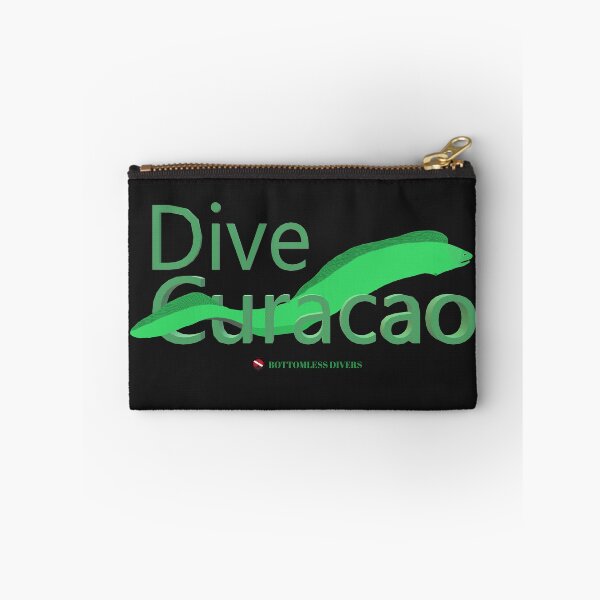 Item preview, Dive Curacao Green Moray Eel with Green Font designed and sold by BottomlessDiver.