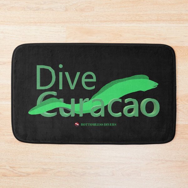 Item preview, Dive Curacao Green Moray Eel with Green Font designed and sold by BottomlessDiver.