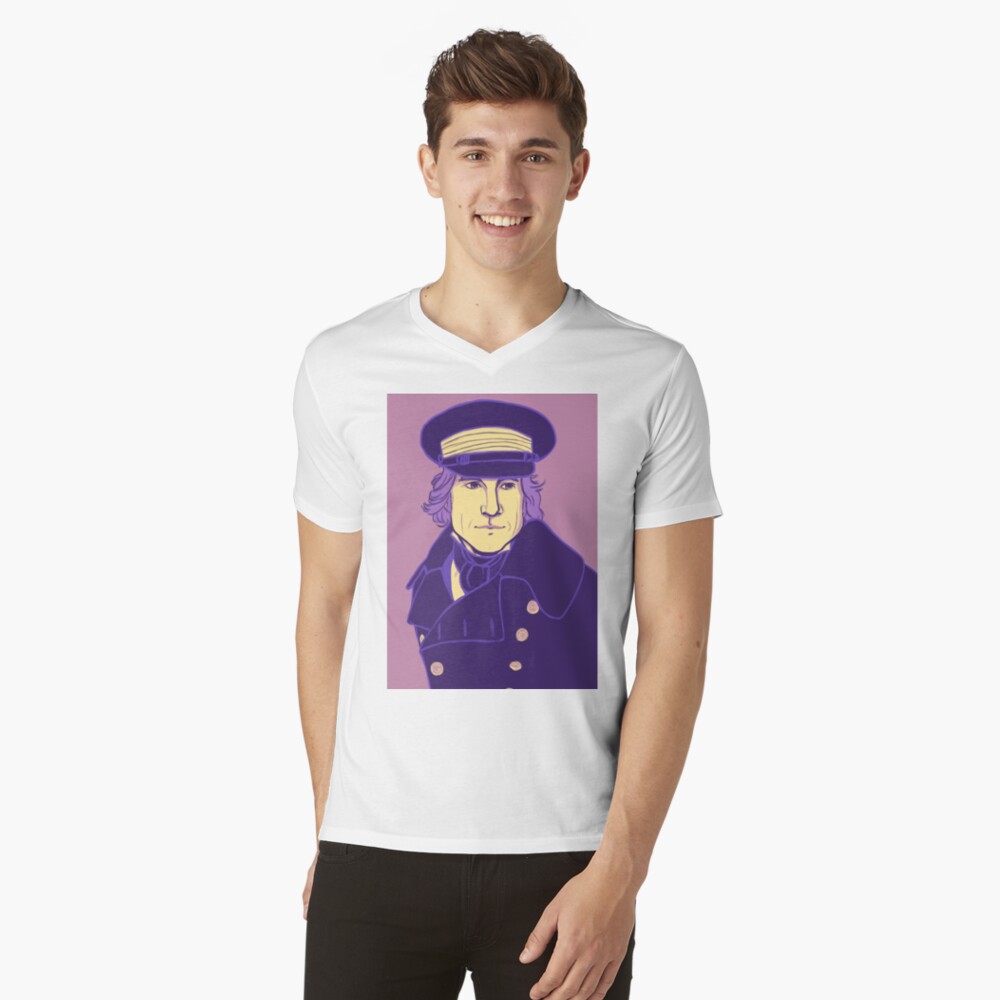 Item preview, V-Neck T-Shirt designed and sold by brainyraccoons.