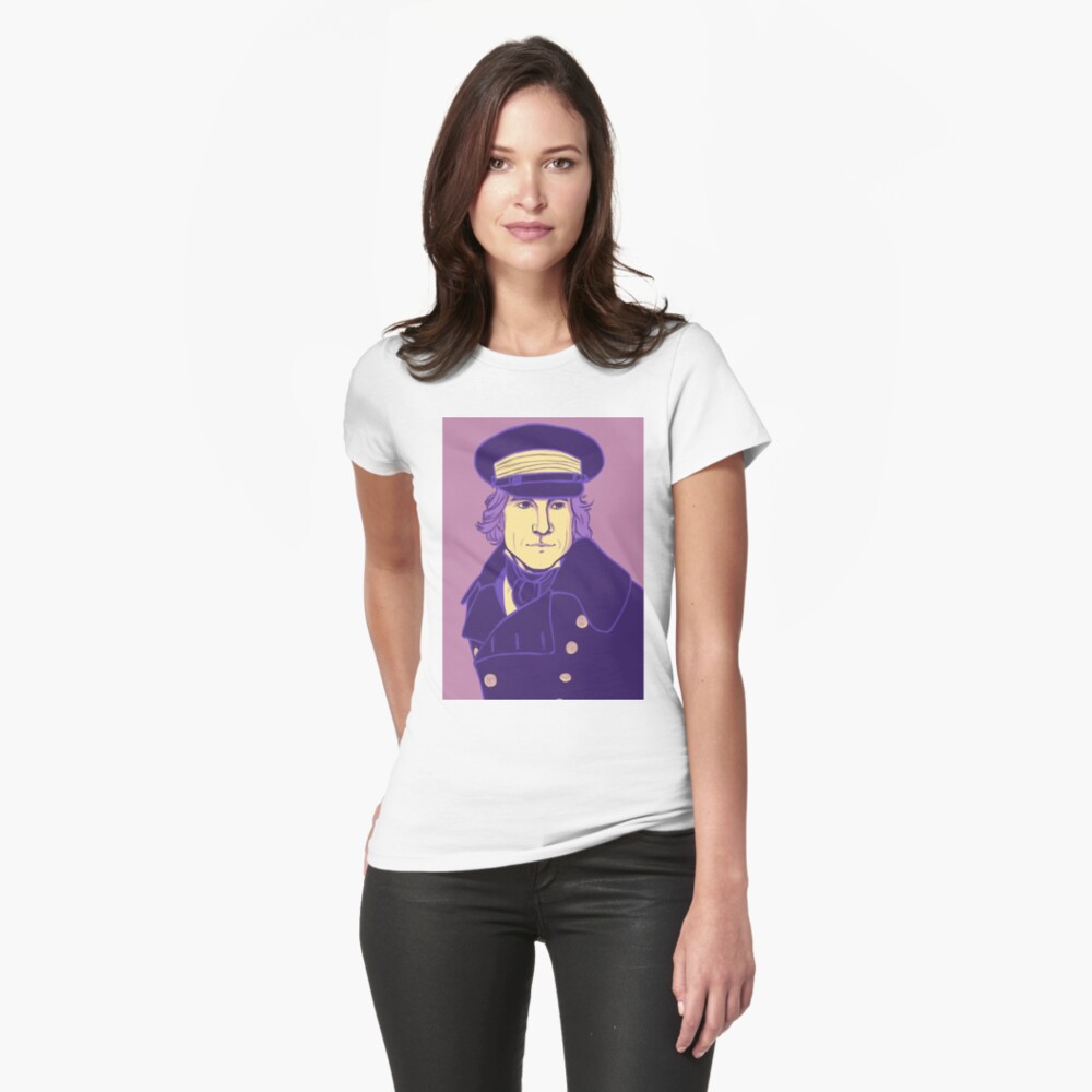 Item preview, Fitted T-Shirt designed and sold by brainyraccoons.