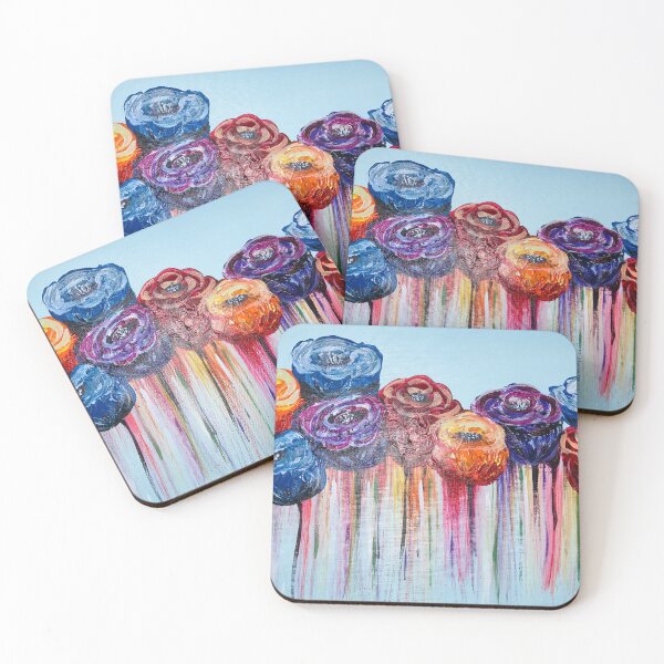 Item preview, Abstract flowers designed and sold by colourcreative.