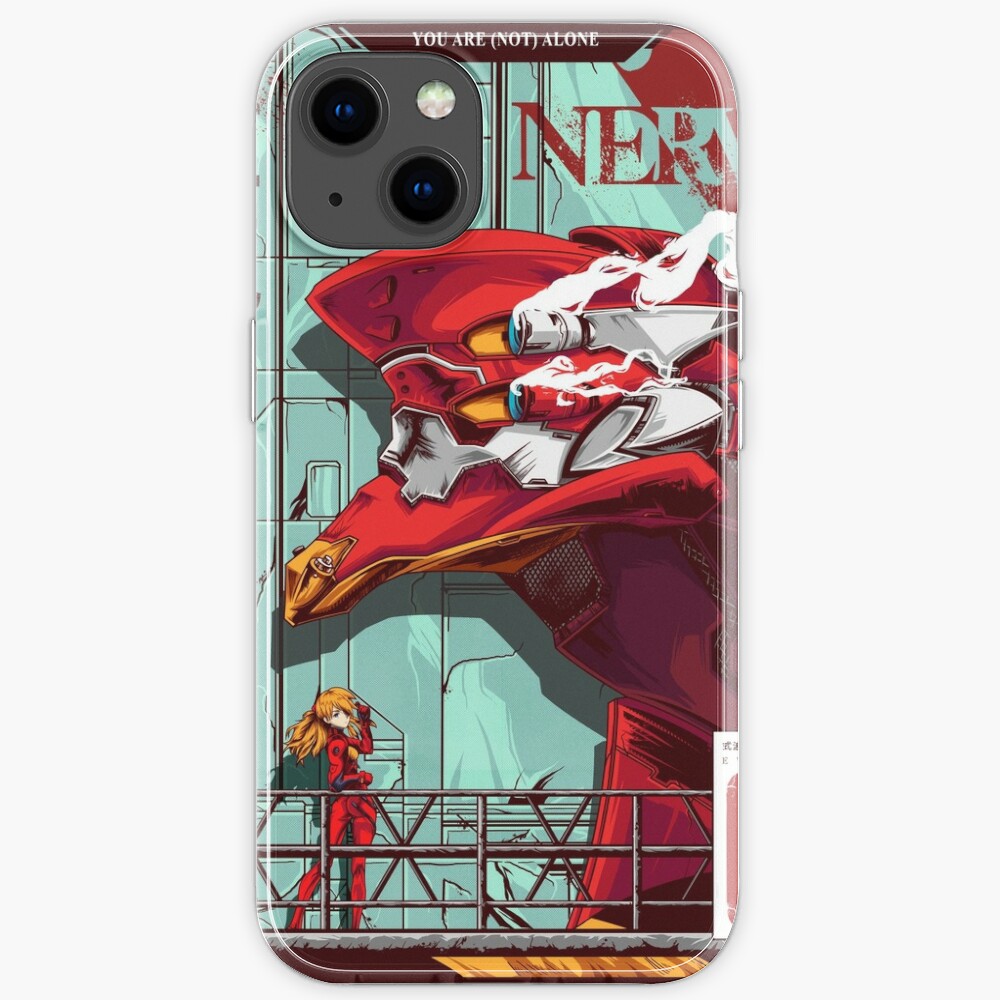 Evangelion Eva 02 Color Poster Iphone Case For Sale By Jhonyknight Redbubble