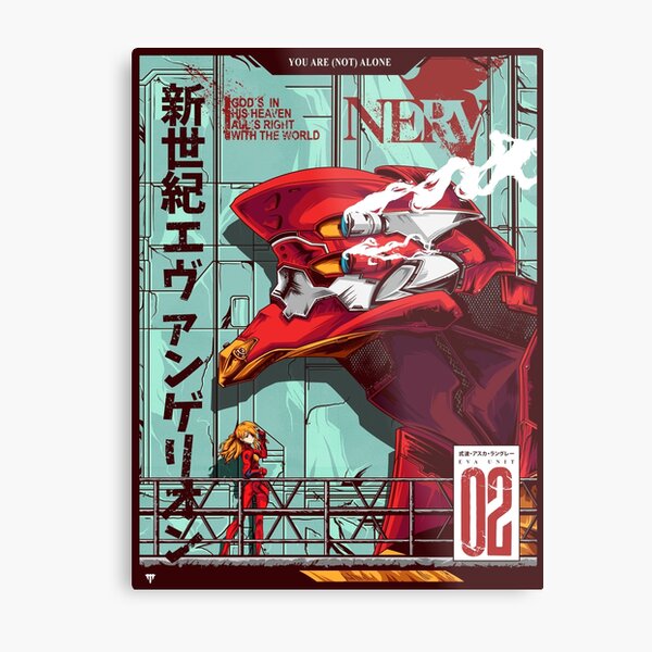 Artikel-Vorschau von Evangelion - EVA 02 FARBE Poster, designt und verkauft von Jhony  Caballero.