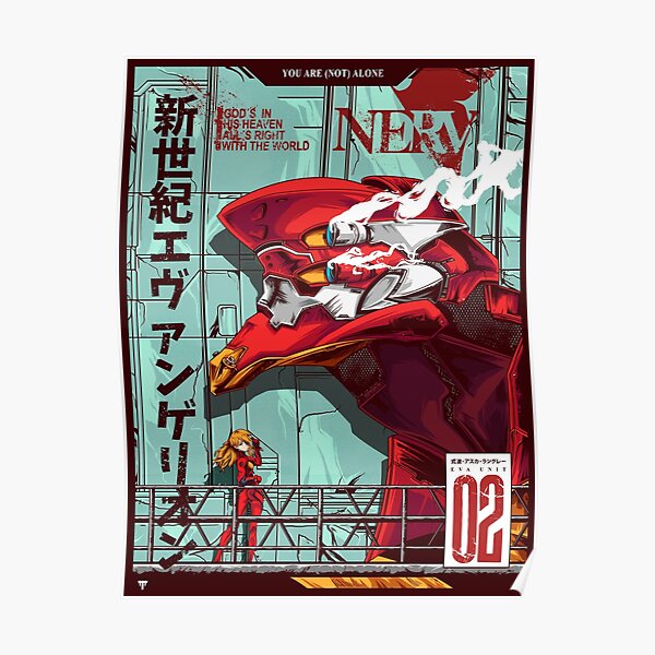 Evangelion - EVA 02 COLOR Poster Poster
