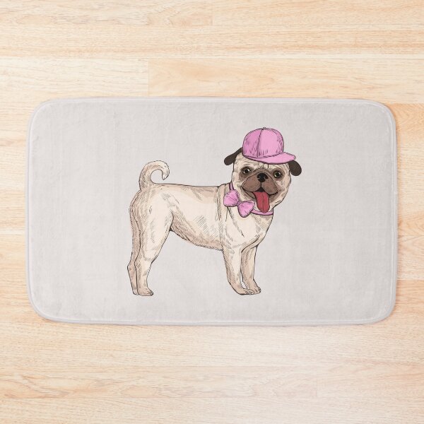 Item preview, Cute Pug wearing a bow tie designed and sold by kalud-zoldyck.