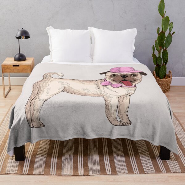 Item preview, Cute Pug wearing a bow tie designed and sold by kalud-zoldyck.