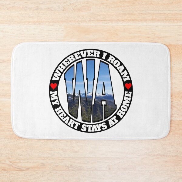 Item preview, Heart Stays Home - Washington designed and sold by DonDota.