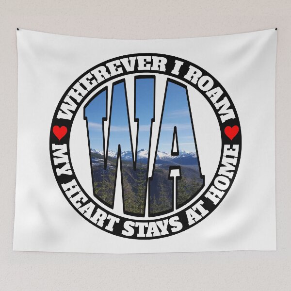 Item preview, Heart Stays Home - Washington designed and sold by DonDota.