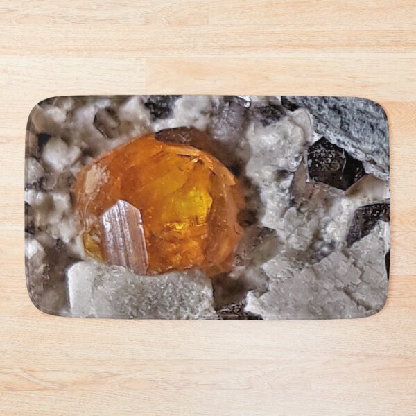 Item preview, Spessartite garnet with smoky quartz designed and sold by highdeadesigns.