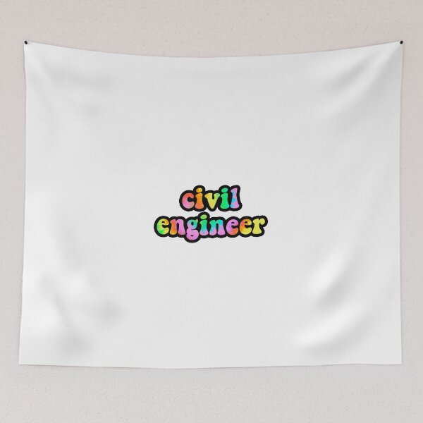 Item preview, civil engineer tie dye quote designed and sold by daybydayna.
